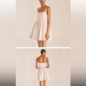 Beige linen romper Rebecca Taylor